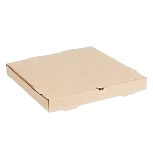 Victoria Bay Pizza Box 14X14X1.625 IN Corrugated Cardboard Kraft Plain B-Flute 50/Bundle