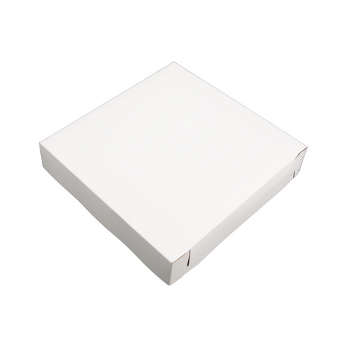Pizza Box 8X8X1.5 IN Clay-Coated Kraft Board Kraft 100/Bundle