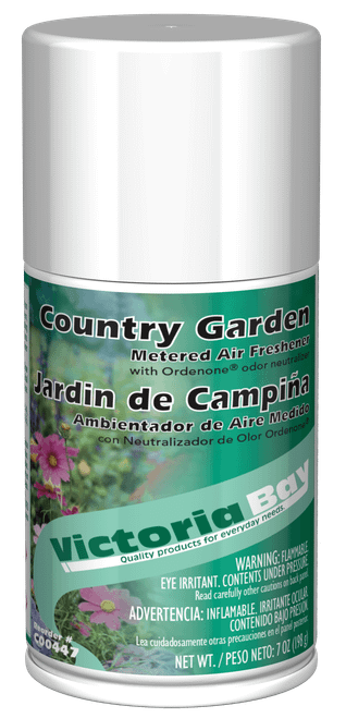 Victoria Bay Air Freshener & Deodorizer Country Garden Aerosol 7 OZ Metered 12/Case