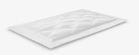 Meat Pad 6X4 IN White Rectangle 40GM Absorbent 1500/Case