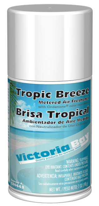 Victoria Bay Air Freshener Tropical Tradewinds Aerosol 7 FLOZ Metered Refill 12/Case