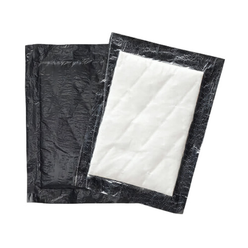 Dri-Loc® Poultry Pad 4.5X6 IN Plastic Cellulose Black Rectangle Absorbent 1000/Case