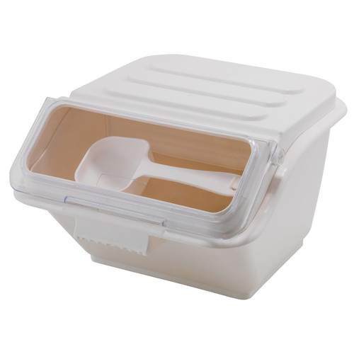 Ingredient Bin 11.75X14.25X8.375 IN 2 GAL 40 Cup Plastic Shelf 1/Each