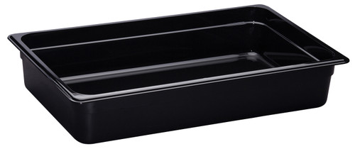 Camwear® Food Pan Full 4 IN Black 6/Case