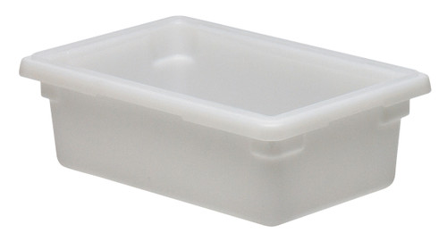 Food Storage Box Half Size 12X18X6 IN 3 GAL White PP 1/Each