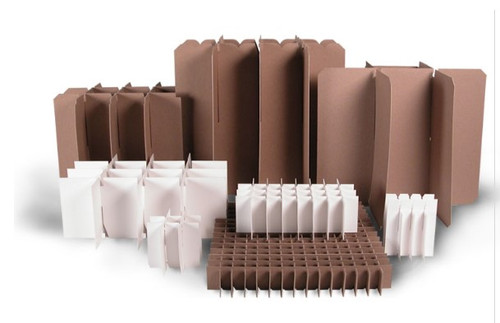 Wine & Spirits Inner Insert 13.75X10.38X7.5 IN Kraft Fiber 12 Cell, 30 Part 1280 Count/Pallet
