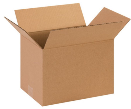 Regular Slotted Container (RSC) 12.375X9.563X9.375 IN Corrugated Cardboard 1/Each