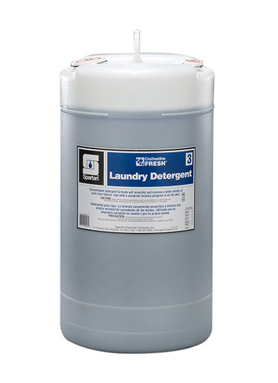 Clothesline Fresh® Laundry Detergent 3 Pleasant Scent Laundry Detergent 15 GAL Neutral Liquid 1/Drum