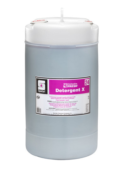 Clothesline Fresh® Detergent X 24 Fresh Lavender Laundry Detergent 15 GAL Neutral Liquid 1/Drum