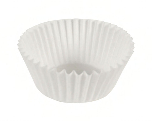 Baking Cup 3.25X0.94X1.38 IN Dry Wax Paper White 10000/Case