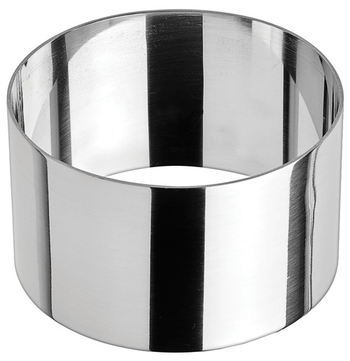 Baking Mold 3X1.75 IN Stainless Steel Round 1/Each