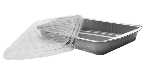 Victoria Bay Steam Table Pan & Lid Combo With Dome Lid 116 OZ Aluminum Silver 25/Case