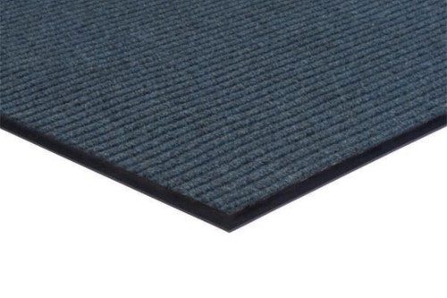 Apache Rib™ Floor Mat 48X72 IN Blue With Vinyl Backing 1/Each
