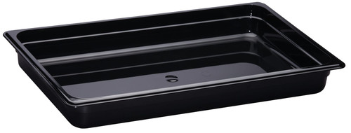 Camwear® Inpan Food Pan Full Size 2 IN Black 1/Each