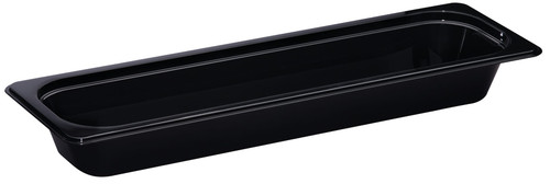 H-Pan™ High Temperature Food Pan 20.88X6.38X2.5 IN Black Long 6/Case