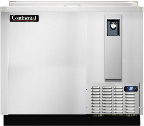 Continental Refrigerator Bottle Cooler 37 IN Stainless Steel 1/Each