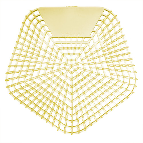 WCBasix Urinal Screen Citrus Splash Yellow EVA 6.75X6.5X0.75 IN 30-Day Air Care System 10/Case
