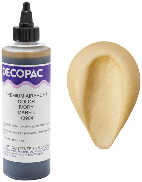 Airbrush Color 8 OZ Ivory Premium 1/Each