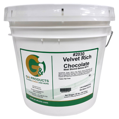 Icing Chocolate Velvet Rich 1/Each