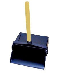 Dust Pan Black Yellow Plastic 6/Case