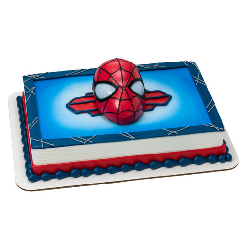 Cake Decoration Plastic Multicolor Spiderman Ultimate Light Up Eyes 6/Set