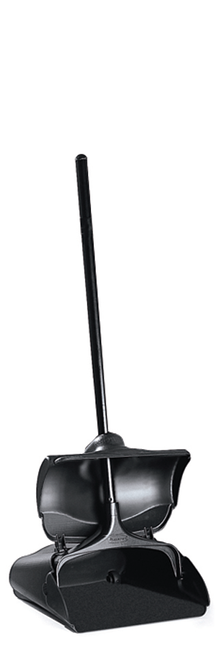 Lobby Dust Pan Black Plastic Cover 1/Each