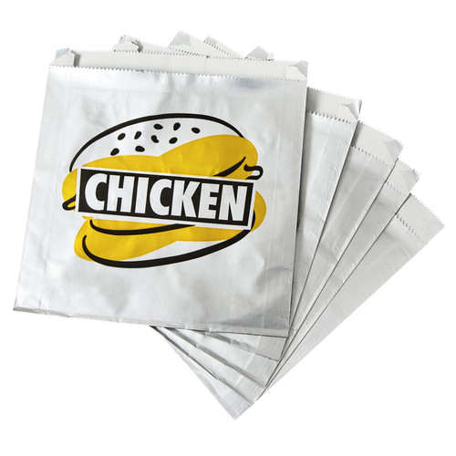 Victoria Bay Chicken Bag 6X1.5X6.5 IN Foil Printed 1000/Case