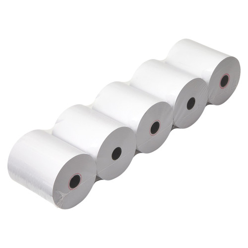 Victoria Bay Cash Register Receipt Roll 3.125IN X220FT White Thermal Paper 1PLY With 0.5 IN Core Diameter 50/Case
