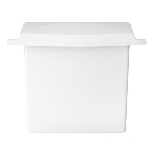 Menstrual Care Disposal Receptacle White Plastic 1/Case