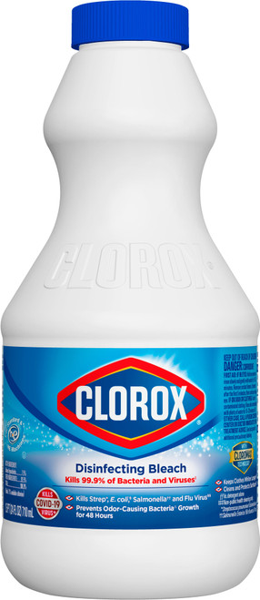 Clorox® Unscented Bleach Deodorizer 24 FLOZ Multi Surface Concentrate Antibacterial Child Resistant Screw Cap 12/Case