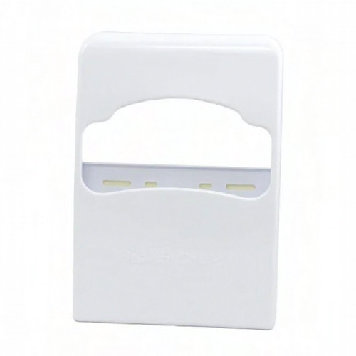 Health Gards® Toilet Seat Cover Dispenser HIPS Wall Mount White Holds 1 Sleeve of 200 Quarter Fold Seat Covers 1/Each
