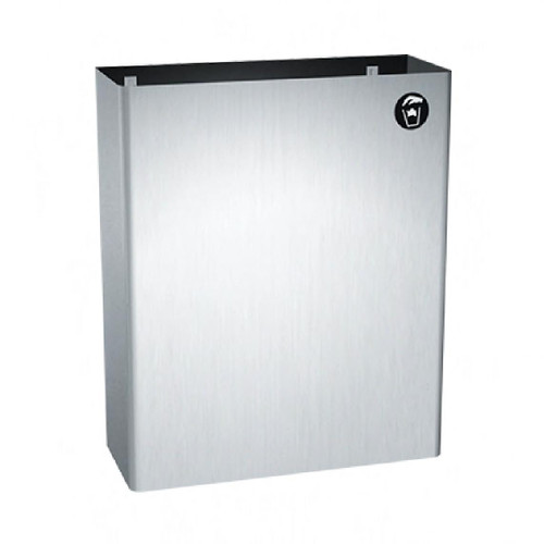 Traditional™ Menstrual Care Disposal Receptacle 14X18X6 IN 6.5 GAL Stainless Steel Surface Mount 1/Each