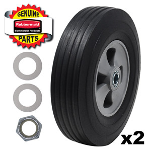 Wheel Tilt Truck 10 IN Black Kit 2/Set