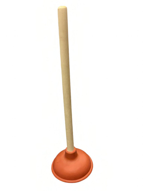 Plunger 6 IN Rubber Cup Style 12 Count/Box