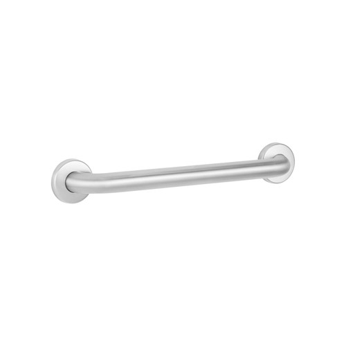 Grab Bar 18 IN Stainless Steel Straight Peened Satin 1/Each