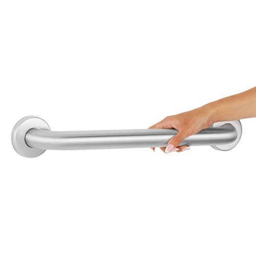 Grab Bar 1.50X18 IN Stainless Steel Straight Satin 1/Each
