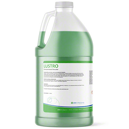 Unx Lustro Descaler 1 GAL Dishmachine Liquid Concentrate 4/Case