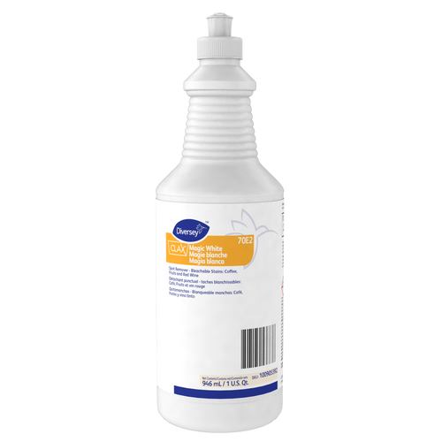 Clax® Magic White Reclaim Whiteness Enhancer Laundry Stain Remover 32 OZ Liquid RTU 6/Case