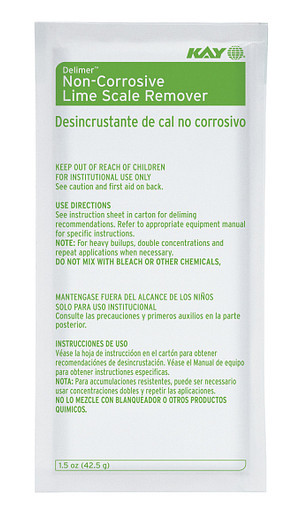 Kay® Unscented Descaler 1.5 OZ Powder Non-Corrosive 48 Count/Pack 4 Packs/Case 192 Count/Case