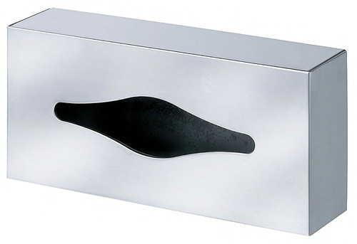 Facial Tissue Dispenser Stainless Steel Surface Mount Holds 1 Box of 100 Facial Tissues 1/Each