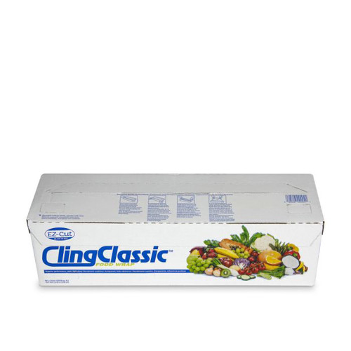 ClingClassic Cling Film Cutter & Roll 18IN X2000FT Plastic 35 Gauge Clear 1/Roll