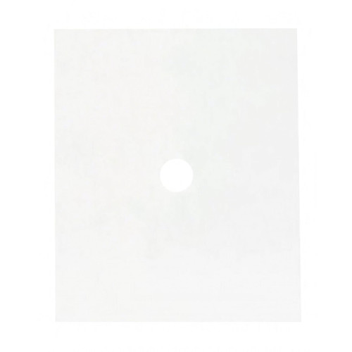 Fryer Filter Envelope 11X13 IN White Paper With .875 IN Hole (2 Sides) 100/Case
