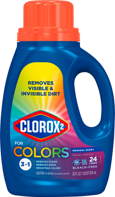 Clorox 2® For Colors Laundry Stain Remover 32 FLOZ Liquid Deodorizing 6/Case