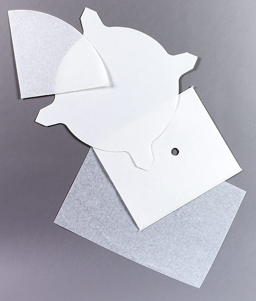 Fryer Filter Sheet 23.63X12.38 IN White Oblong Crepe Paper Flat 100 Count/Pack
