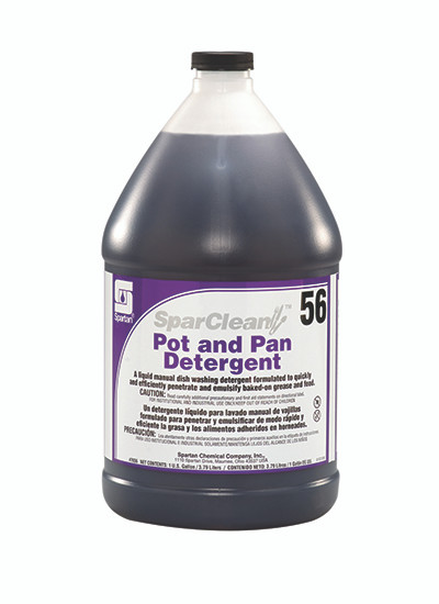 SparClean® Pot and Pan Detergent 56 Pleasant Scent Manual 1 GAL Alkaline Liquid Concentrated 4/Case