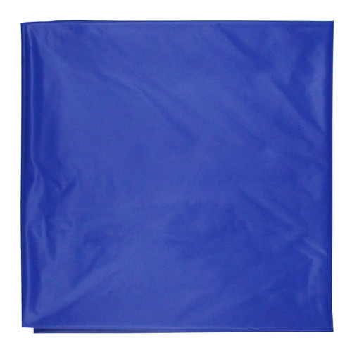 Table Cover 84 IN Plastic Blue Round 12/Case
