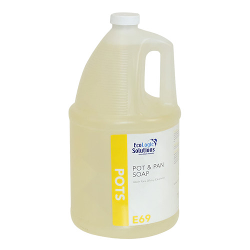 EcoLogic Solutions Manual Pot & Pan Detergent 1 GAL Liquid 4/Case