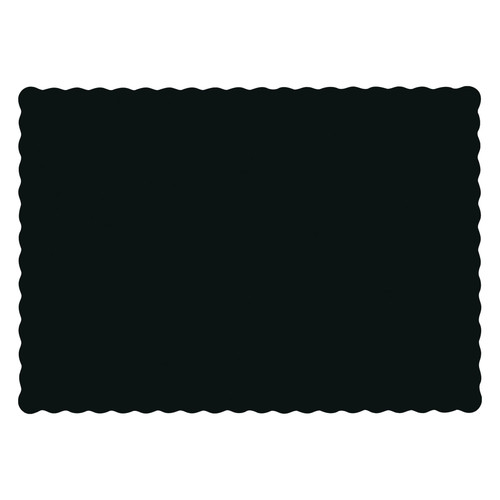 Placemat 10X14 IN Black Paper 1000/Case