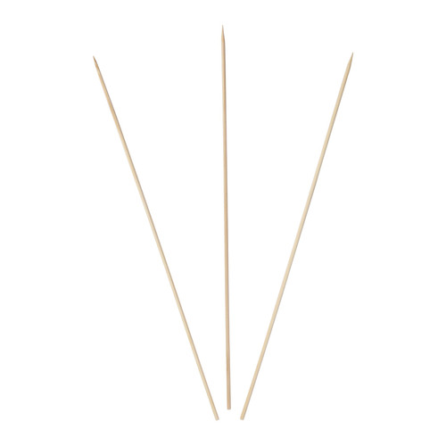 Shishkabob Skewer 12 IN Bamboo Round Natural 800/Box
