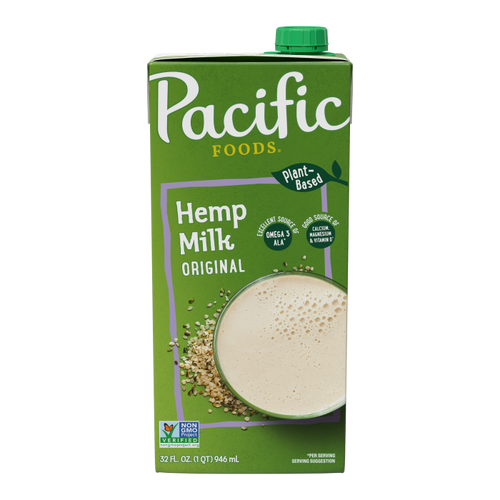 Pacific Foods Hemp Milk 32 FLOZ Original 12/Case